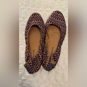 Lucky Brand Multicolor Patterned Flats